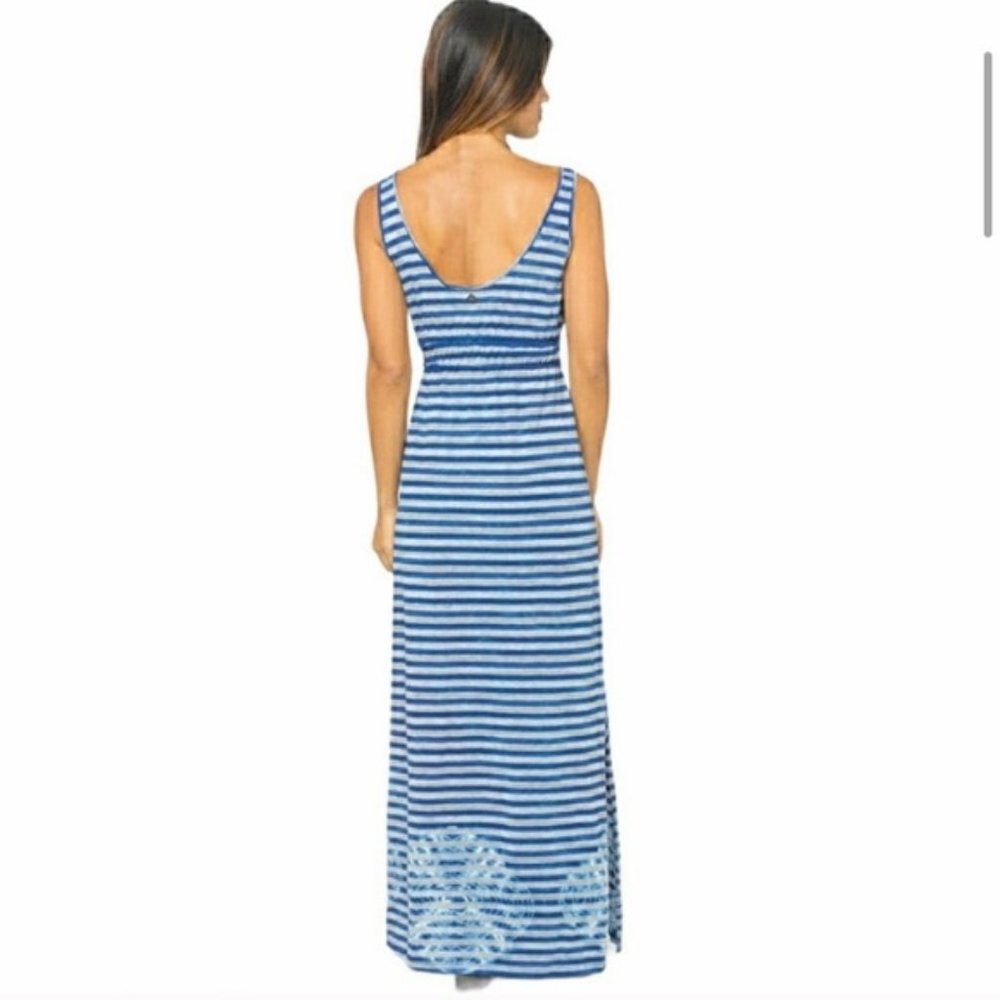 Prana Adrienne Stripe Tank Maxi Dress | Size XS